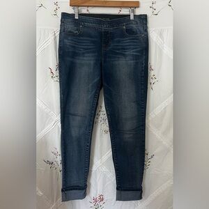 Maurice’s Dark Blue Women's Elastic Waist Jeans